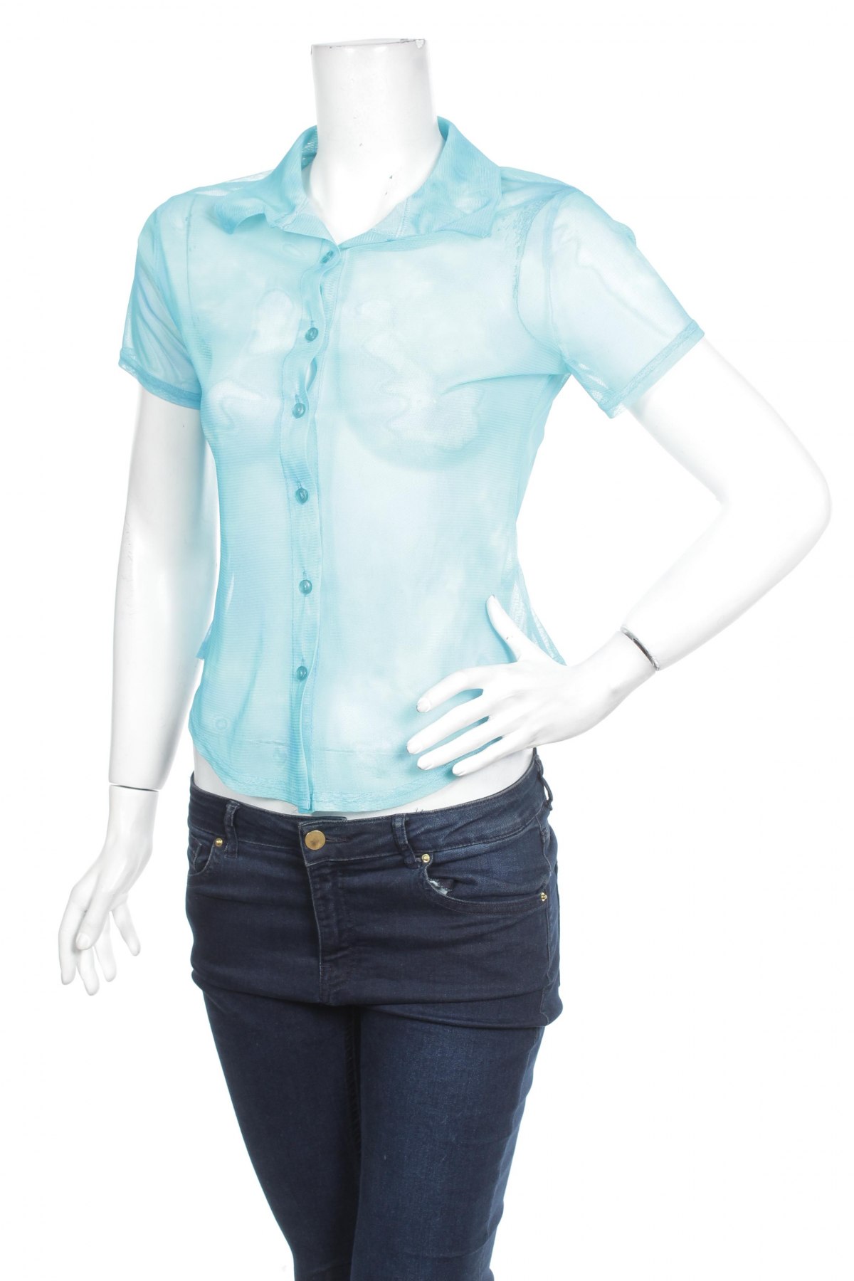 Γυναικείο πουκάμισο, Μέγεθος S, Χρώμα Μπλέ, Τιμή 11,13 €