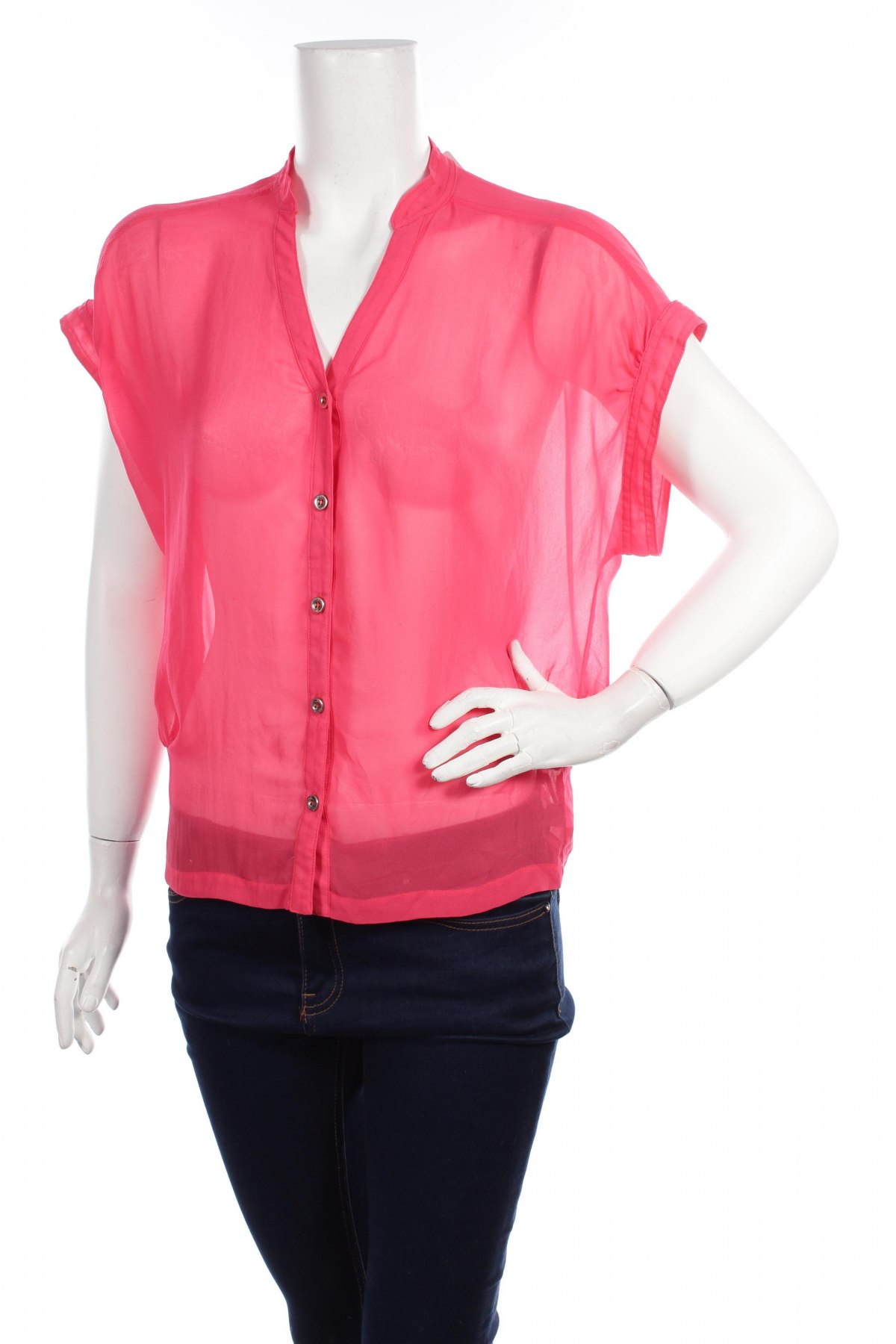 Γυναικείο πουκάμισο Topshop, Μέγεθος M, Χρώμα Ρόζ , Τιμή 9,90 €