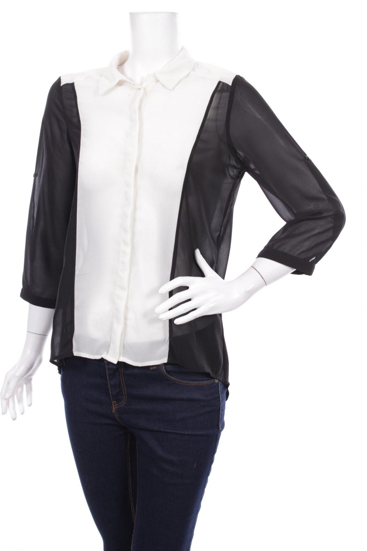 Γυναικείο πουκάμισο Vero Moda, Μέγεθος S, Χρώμα Μαύρο, Τιμή 13,92 €