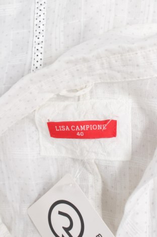 Дамска риза Lisa Campione, Размер L, Цвят Бял, Цена 30,31 лв.