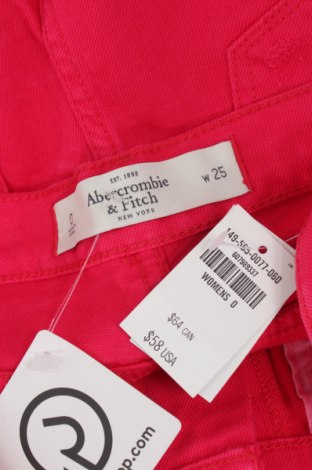 Дамски къс панталон Abercrombie & Fitch, Размер XS, Цвят Розов, Цена 72,00 лв.