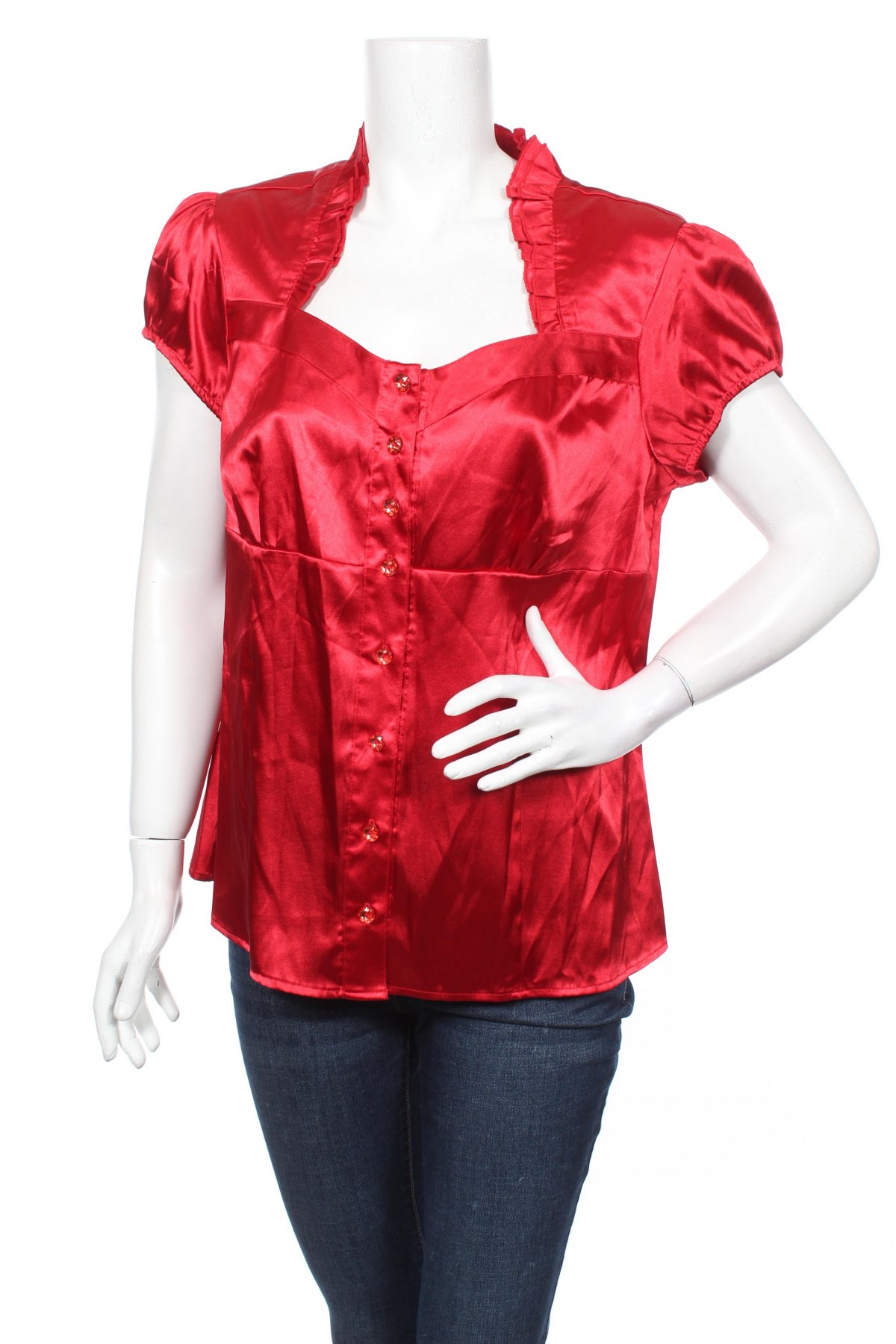 Дамска риза Cato, Размер L, Цвят Червен, Цена 24,00 лв.