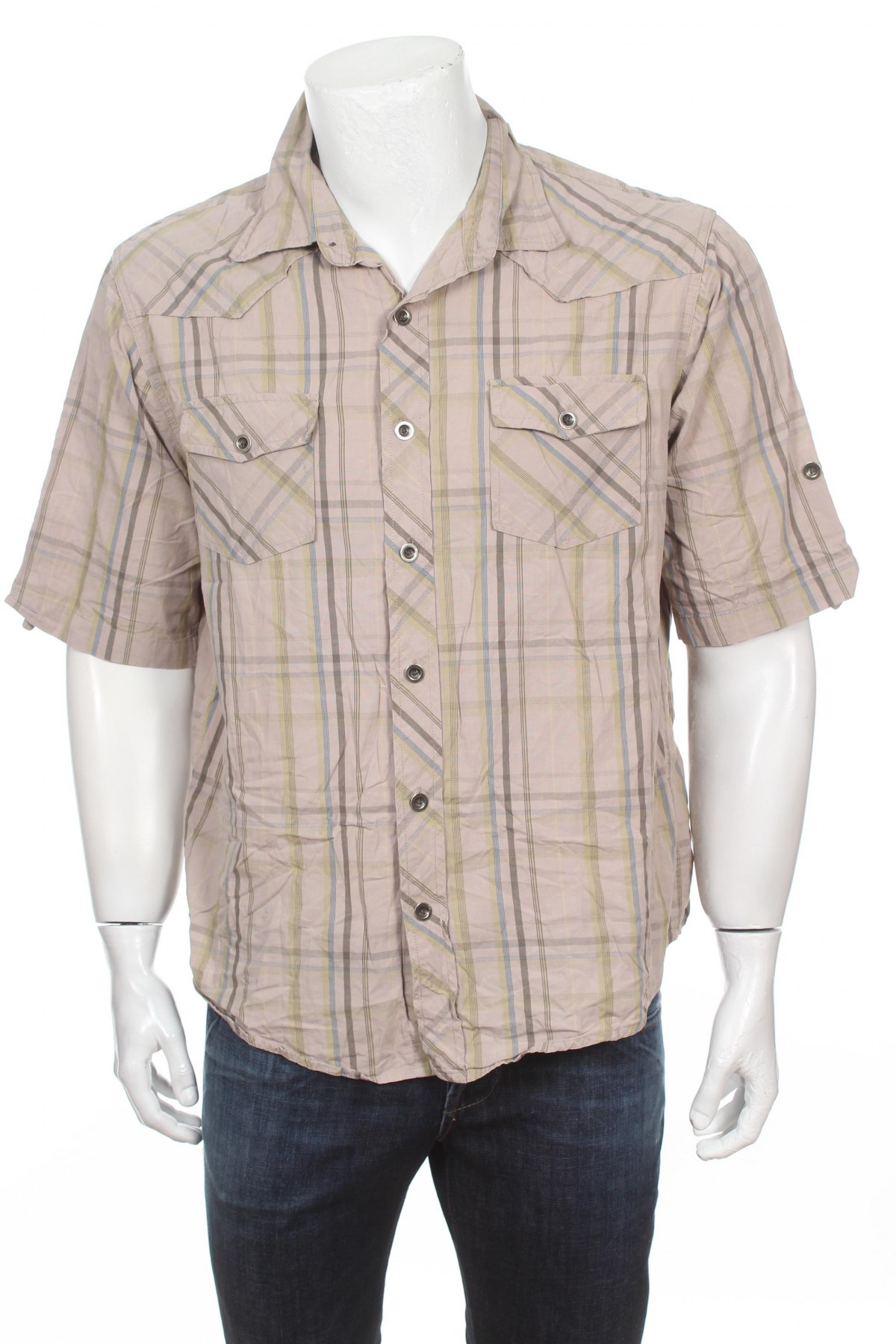Мъжка риза, Размер M, Цвят Многоцветен, Цена 15,00 лв.