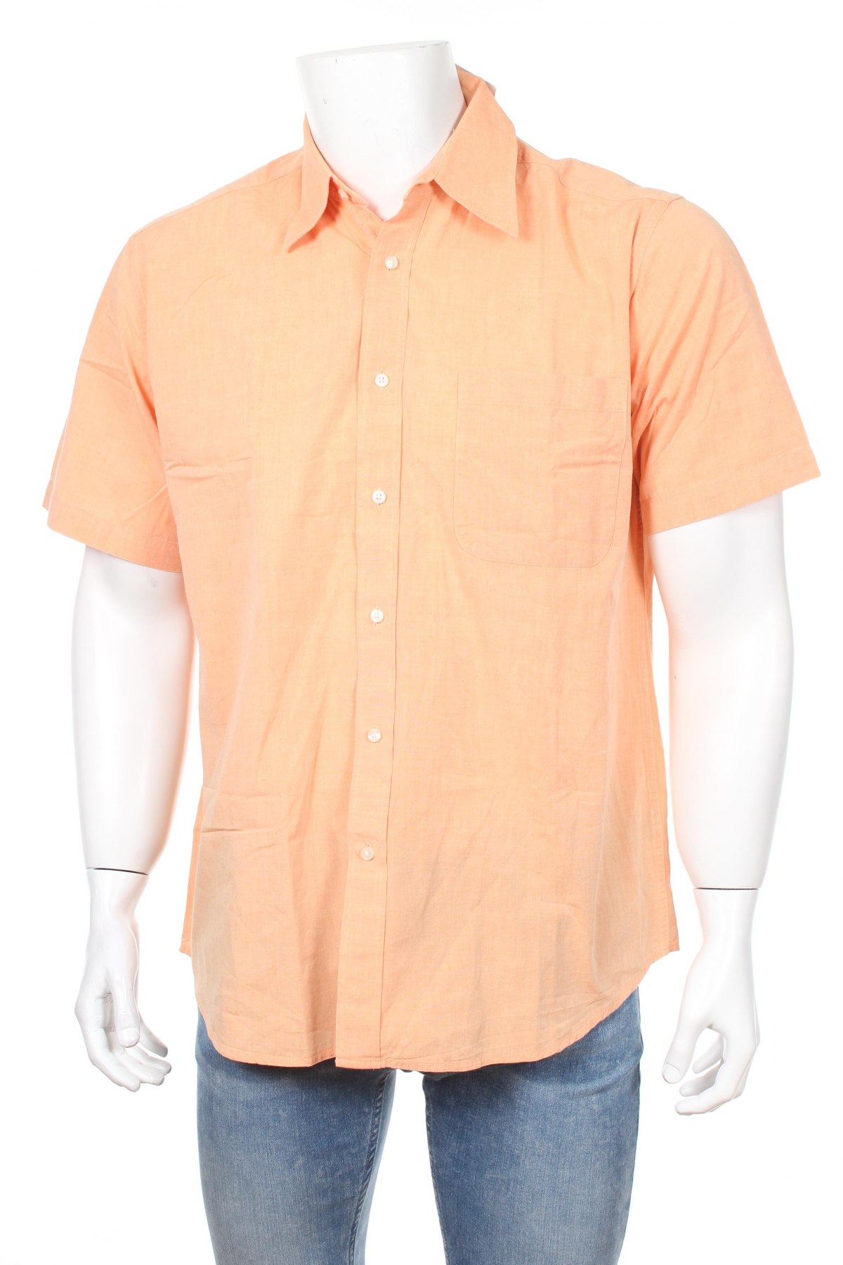 Мъжка риза Vinci, Размер M, Цвят Оранжев, Цена 18,00 лв.