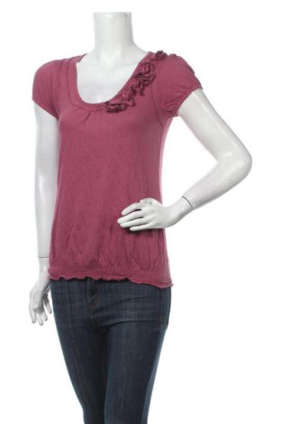 Дамска блуза Aniston, Размер XS, Цвят Розов, Памук, Цена 25,94 лв.