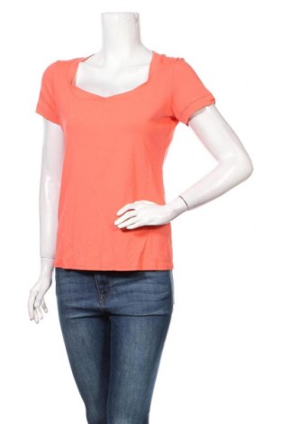 Дамска блуза La Mode Est A Vous, Размер L, Цвят Оранжев, 92% вискоза, 8% еластан, Цена 24,50 лв.