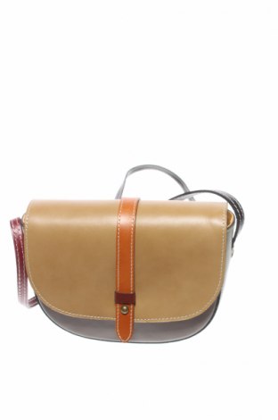 Дамска чанта Lia Biassoni, Цвят Многоцветен, Естествена кожа, Цена 147,60 лв.