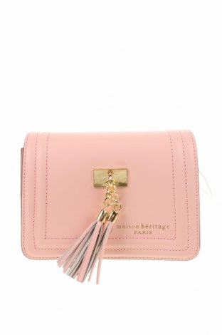 Γυναικεία τσάντα Maison Heritage, Χρώμα Ρόζ , Γνήσιο δέρμα, Τιμή 154,79 €