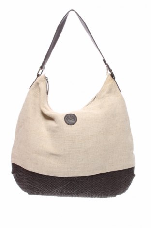 Дамска чанта Timberland, Цвят Бежов, Текстил, естествена кожа, Цена 123,00 лв.