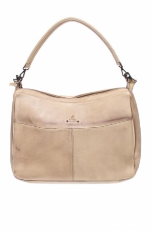 Γυναικεία τσάντα dR Amsterdam, Χρώμα  Μπέζ, Γνήσιο δέρμα, Τιμή 92,58 €