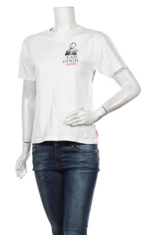Damen T-Shirt Zara, Größe S, Farbe Weiß, Preis 21,57 €