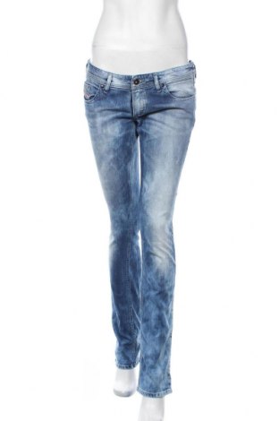 Damskie jeansy Diesel, Rozmiar M, Kolor Niebieski, 98% bawełna, 2% elastyna, Cena 158,00 zł