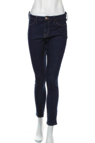 Damen Jeans H&M, Größe L, Farbe Blau, 70% Baumwolle, 17% Polyester, 12% Viskose, 1% Elastan, Preis 12,18 €