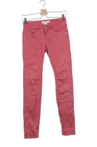 Дамски дънки H&M L.O.G.G., Размер XS, Цвят Розов, 98% памук, 2% еластан, Цена 12,86 лв.