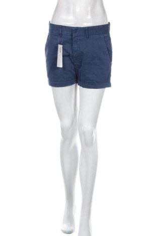 Дамски къс панталон Dreimaster, Размер M, Цвят Син, 97% памук, 3% еластан, Цена 63,36 лв.