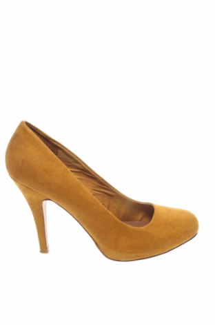 Γυναικεία παπούτσια Pull&Bear, Μέγεθος 38, Χρώμα Κίτρινο, Κλωστοϋφαντουργικά προϊόντα, Τιμή 7,36 €