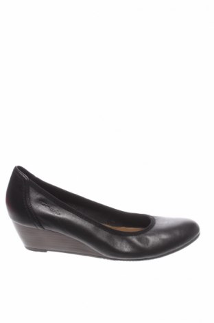 Γυναικεία παπούτσια Tamaris, Μέγεθος 40, Χρώμα Μαύρο, Γνήσιο δέρμα, κλωστοϋφαντουργικά προϊόντα, Τιμή 36,43 €
