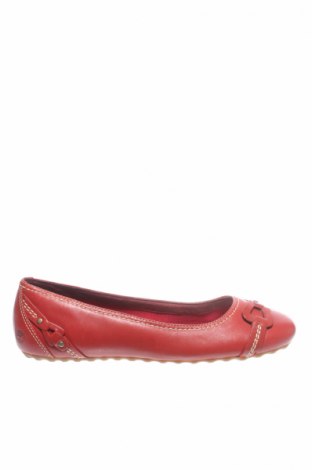 Дамски обувки Timberland, Размер 39, Цвят Червен, Естествена кожа, Цена 116,10 лв.