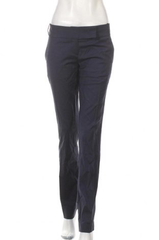 Pantaloni de femei BOSS, Mărime M, Culoare Albastru, 56% lână, 41% viscoză, 3% elastan, Preț 404,53 Lei