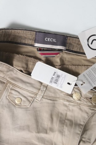 Γυναικείο παντελόνι Cecil, Μέγεθος L, Χρώμα  Μπέζ, 98% βαμβάκι, 2% ελαστάνη, Τιμή 18,40 €