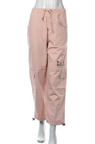 Дамски панталон Denim Project, Размер L, Цвят Розов, Памук, Цена 19,75 лв.