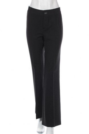 Дамски панталон Oui, Размер S, Цвят Черен, 54% полиестер, 44% вълна, 2% еластан, Цена 45,60 лв.