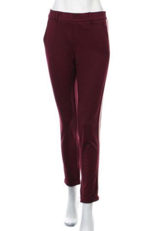 Дамски панталон Vero Moda, Размер S, Цвят Червен, 62% полиестер, 33% вискоза, 5% еластан, Цена 18,00 лв.