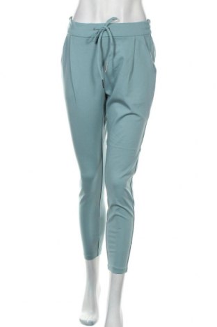 Дамски панталон Vero Moda, Размер S, Цвят Син, 65% вискоза, 30% полиамид, 5% еластан, Цена 23,70 лв.