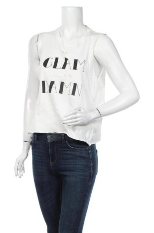 Γυναικείο αμάνικο μπλουζάκι ONLY, Μέγεθος M, Χρώμα Λευκό, Βαμβάκι, Τιμή 13,64 €