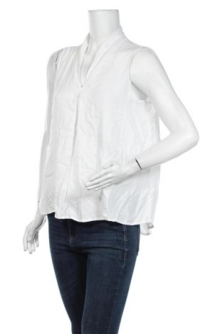 Γυναικείο αμάνικο μπλουζάκι Tom Tailor, Μέγεθος S, Χρώμα Λευκό, Βισκόζη, Τιμή 3,09 €