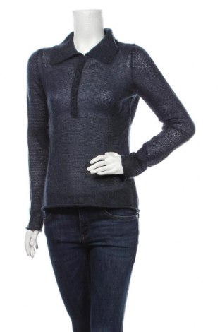 Дамски пуловер Alba Moda, Размер M, Цвят Син, 35% полиакрил, 35% мохер, 30% полиамид, Цена 30,24 лв.