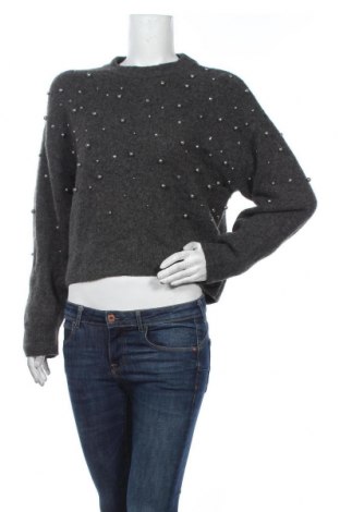 Дамски пуловер H&M, Размер XS, Цвят Сив, 62% акрил, 28% полиамид, 8% вълна, 2% еластан, Цена 40,32 лв.