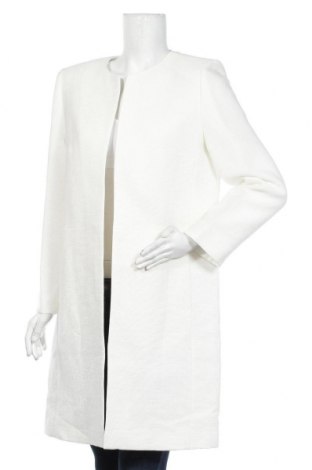 Дамско палто Caroll, Размер L, Цвят Екрю, 92% вискоза, 8% полиамид, Цена 147,60 лв.