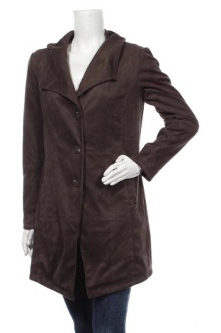 Дамско палто Gina Laura, Размер M, Цвят Кафяв, Полиестер, Цена 48,88 лв.