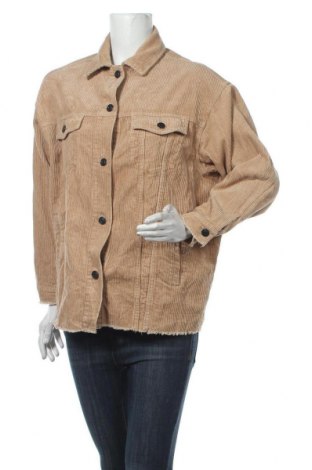 Γυναικείο μπουφάν Zara, Μέγεθος M, Χρώμα  Μπέζ, Βαμβάκι, Τιμή 15,87 €