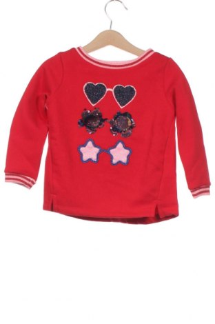Детска блуза Du Pareil Au Meme, Размер 18-24m/ 86-98 см, Цвят Червен, 55% памук, 45% полиестер, Цена 11,70 лв.