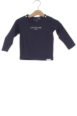 Детска блуза Noppies, Размер 6-9m/ 68-74 см, Цвят Син, 95% памук, 5% еластан, Цена 15,60 лв.