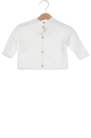 Kinder Strickjacke Zara, Größe 6-9m/ 68-74 cm, Farbe Weiß, Baumwolle, Preis 22,27 €