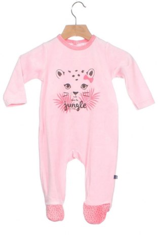 Kinder Pyjama  Sucre d'Orge, Größe 6-9m/ 68-74 cm, Farbe Rosa, 75% Baumwolle, 25% Polyester, Preis 9,74 €