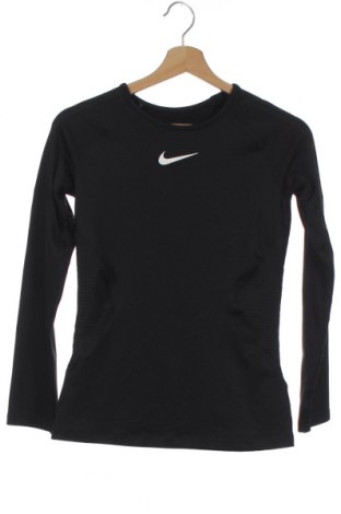 Детска спортна блуза Nike, Размер 10-11y/ 146-152 см, Цвят Черен, 88% полиестер, 12% еластан, Цена 30,24 лв.