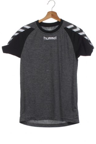 Детска тениска Hummel, Размер 15-18y/ 170-176 см, Цвят Сив, Полиестер, Цена 21,84 лв.