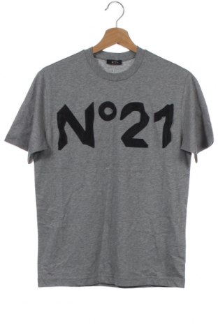 Kinder T-Shirt N 21, Größe 12-13y/ 158-164 cm, Farbe Grau, Baumwolle, Preis 43,14 €