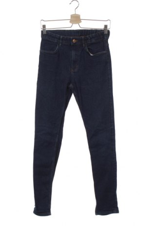 Dětské džíny  H&M, Velikost 13-14y/ 164-168 cm, Barva Modrá, 78% bavlna, 20% polyester, 2% elastan, Cena  352,00 Kč