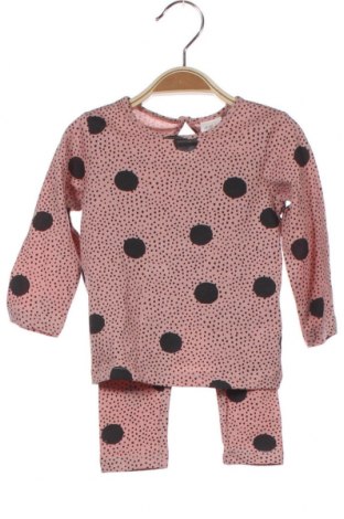Dětský komplet  H&M, Velikost 3-6m/ 62-68 cm, Barva Růžová, Bavlna, Cena  301,00 Kč