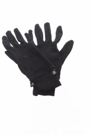 Детски ръкавици Odlo, Цвят Черен, Полиестер, Цена 22,05 лв.