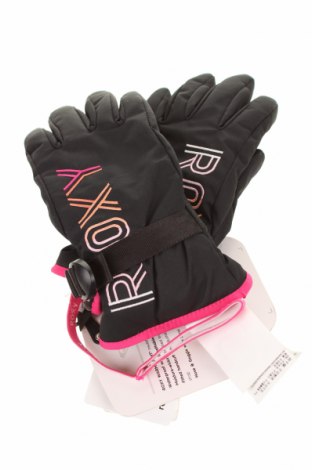 Children gloves for winter sports Roxy, Kolor Czarny, 81% poliester, 19% poliuretan, Cena 117,95 zł