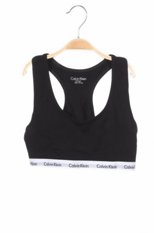 Kinderunterwäsche Calvin Klein, Größe 15-18y/ 170-176 cm, Farbe Schwarz, 95% Baumwolle, 5% Elastan, Preis 16,50 €