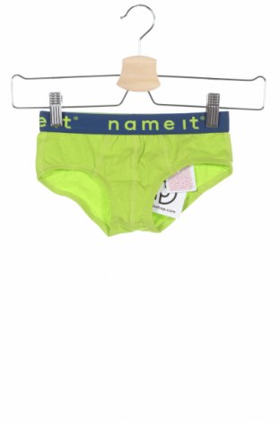 Dětské spodní prádlo Name It, Velikost 4-5y/ 110-116 cm, Barva Zelená, 95% bavlna, 5% elastan, Cena  113,00 Kč