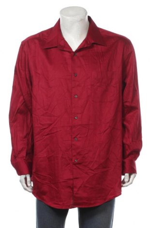 Мъжка риза George, Размер XXL, Цвят Червен, 55% памук, 45% полиестер, Цена 8,19 лв.