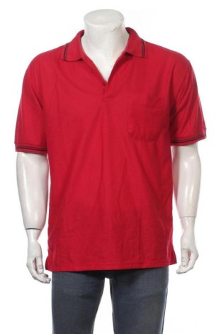 Мъжка тениска, Размер XL, Цвят Червен, 65% памук, 35% вискоза, Цена 32,13 лв.